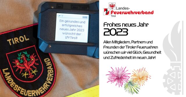 Der Landes-Feuerwehrverband Tirol wünscht euch das Allerbeste für ein gesundes, erfolgreiches und zufriedenes neues Jahr 2️⃣0️⃣2️⃣3️⃣ 🍀👨‍🚒🚒
#HappyNewYear #feuerwehrtirol